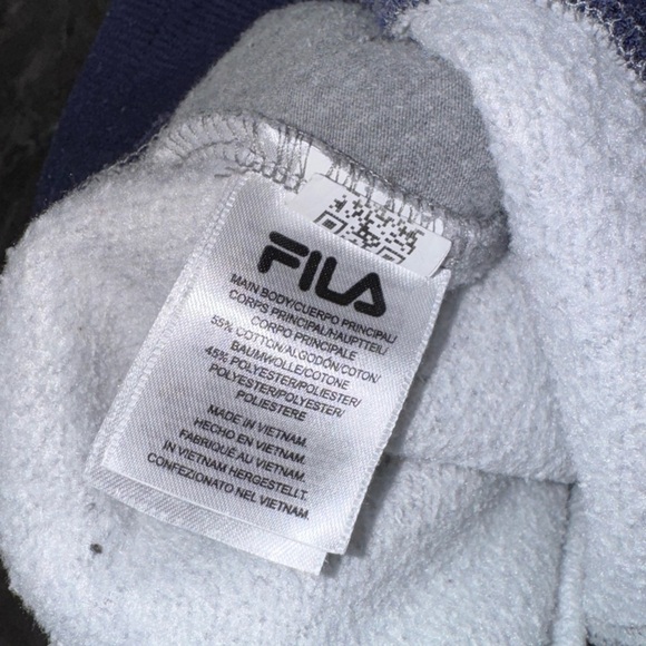 Fila Gray And Blue Sweatpants Size Medium - Picture 6 of 6